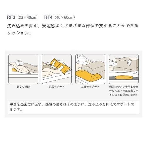 ロンボ ポジショニング ピロー＆クッション RF3 23×40cm ケープ 床ずれ防止 体位変換の画像