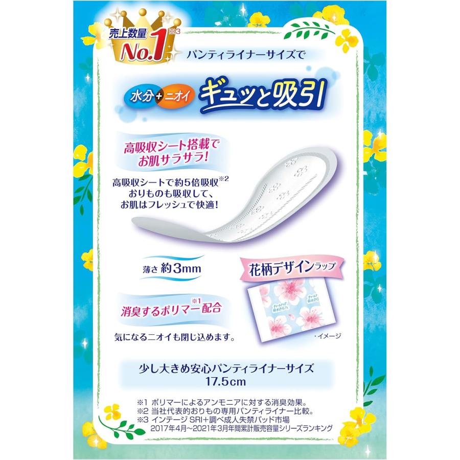尿とりパッド チャームナップ 吸水さらフィ 無香料 パンティーライナー 56100 3cc 40枚入×48袋 ユニ・チャーム_1