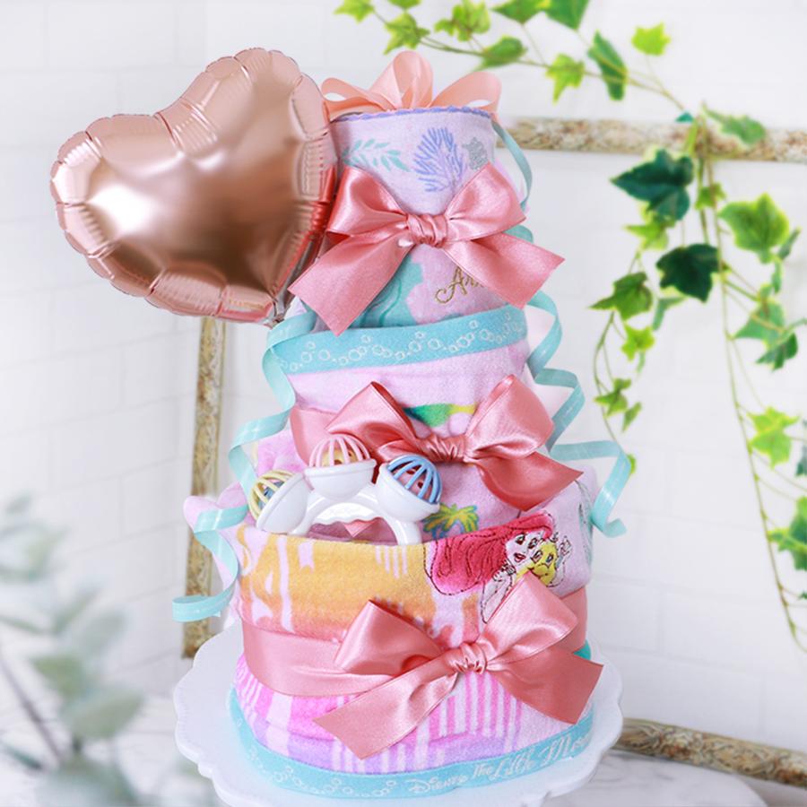 出産祝い ディズニープリンセス リトルマーメイド アリエル 3段 おむつ