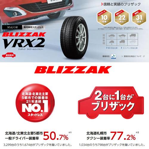 在庫処分特価 2023年製 スタッドレスタイヤホイールセット 215/60R16 ブリヂストン VRX2 JP-016 16×6.5J+53 5/114.3 ヴェゼル オデッセイ｜alert7030senior｜06