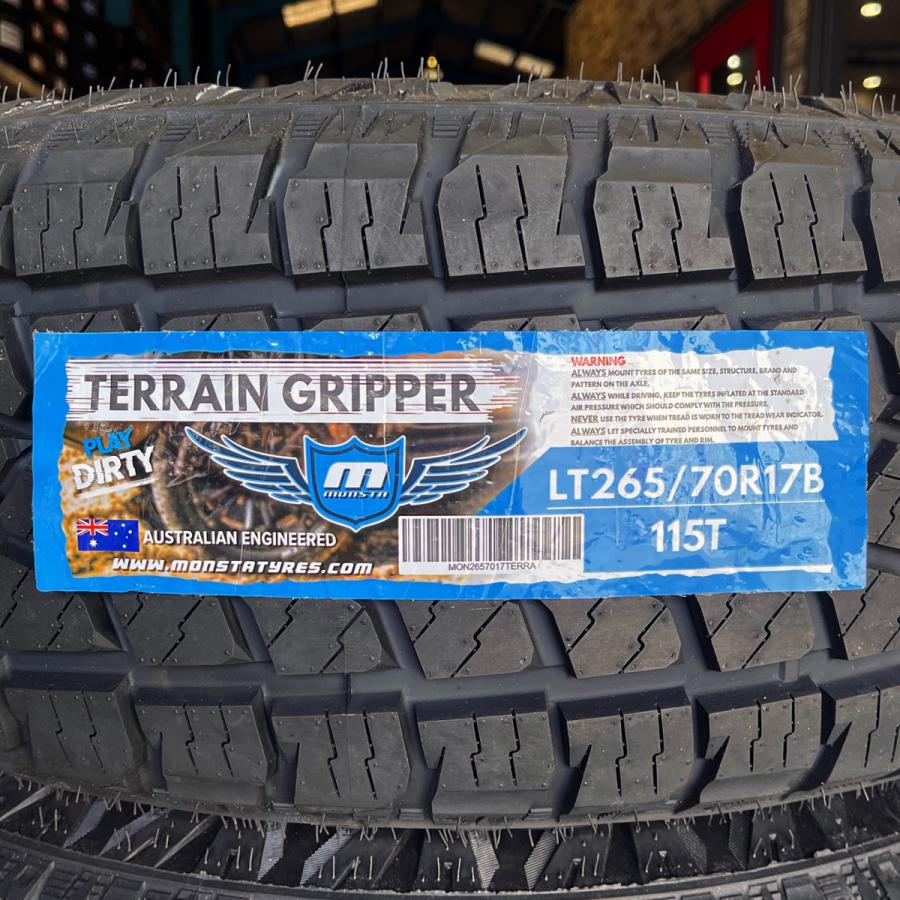 即納1台限定特価 JEEP ラングラー 専用 タイヤホイール4本セット 265/70R17 MONSTA TERRAIN GRIPPER DELTAFORCE OVAL 17×8.0J+40 5/127 黒｜alert7030senior｜08