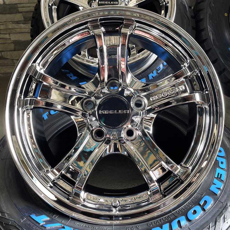 即納 タイヤホイール4本セット 特注 キーラーフォース 16×7.0J+38 5/114.3 SMC トーヨー オープンカントリー R/T 225/70R16 D:5 RAV4｜alert7030senior｜03