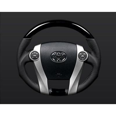 REAL(レアル)ステアリング【30プリウス/プリウスα/アクア】ピアノ