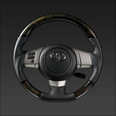 REAL(レアル)ステアリング【FJクルーザー】ブラックウッド(黒木目  