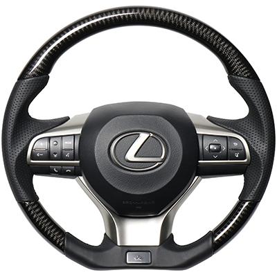 レクサス RX(20系)／GS(10系後期)／LX(URJ201W)REAL レアル ステアリング ★ LXA-BKC-BK