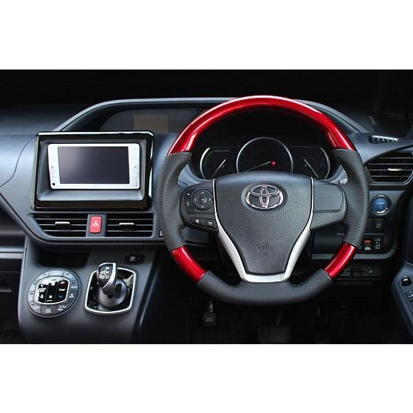 REAL(レアル)ステアリング【80ヴォクシー/80ノア/エスクァイア】パール  