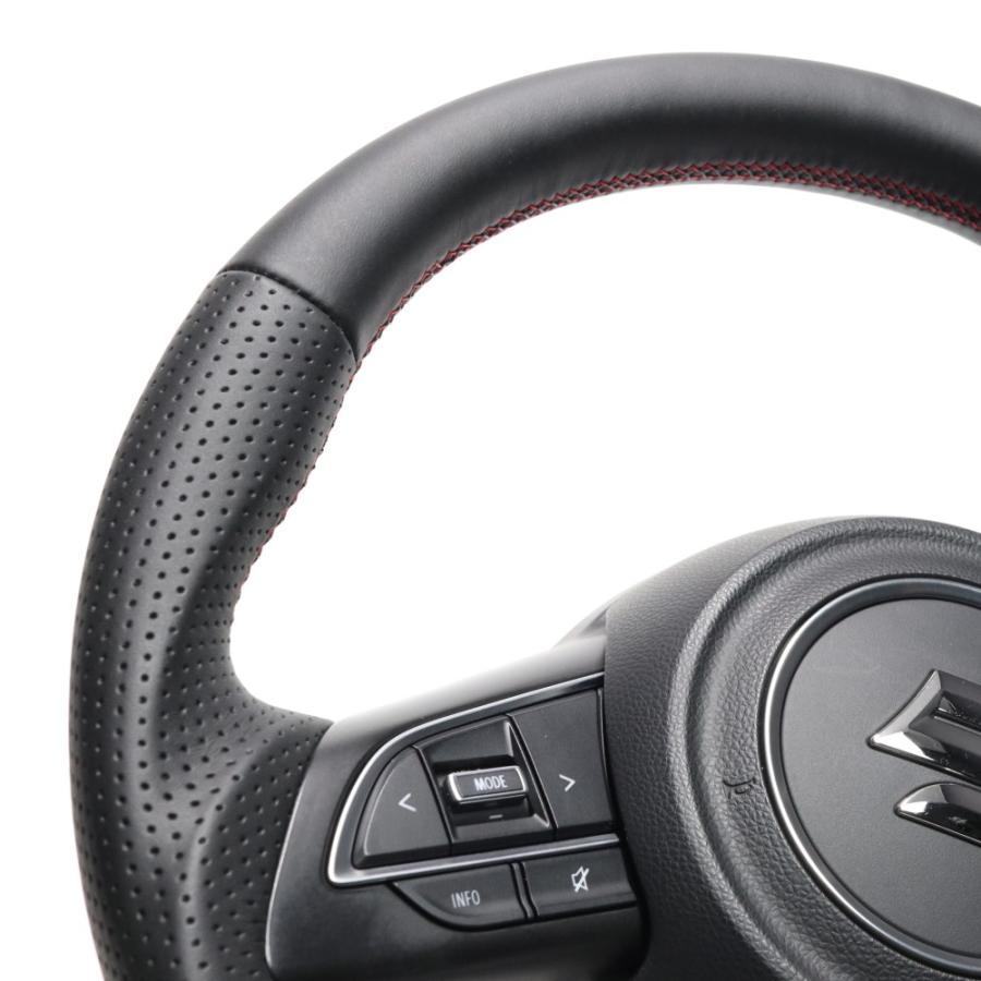 REAL ステアリングホイール 品番：SZA-LPB-RD スイフトスポーツ Amazon | REAL(レアル)ステアリング【スイフトスポーツ(ZC33S