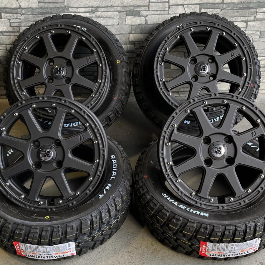 MUDSTAR ハイゼット サンバー エブリイ ハスラー 165/65R14 MUDSTAR ハイゼット サンバー エブリイ ハスラー 165/65R14