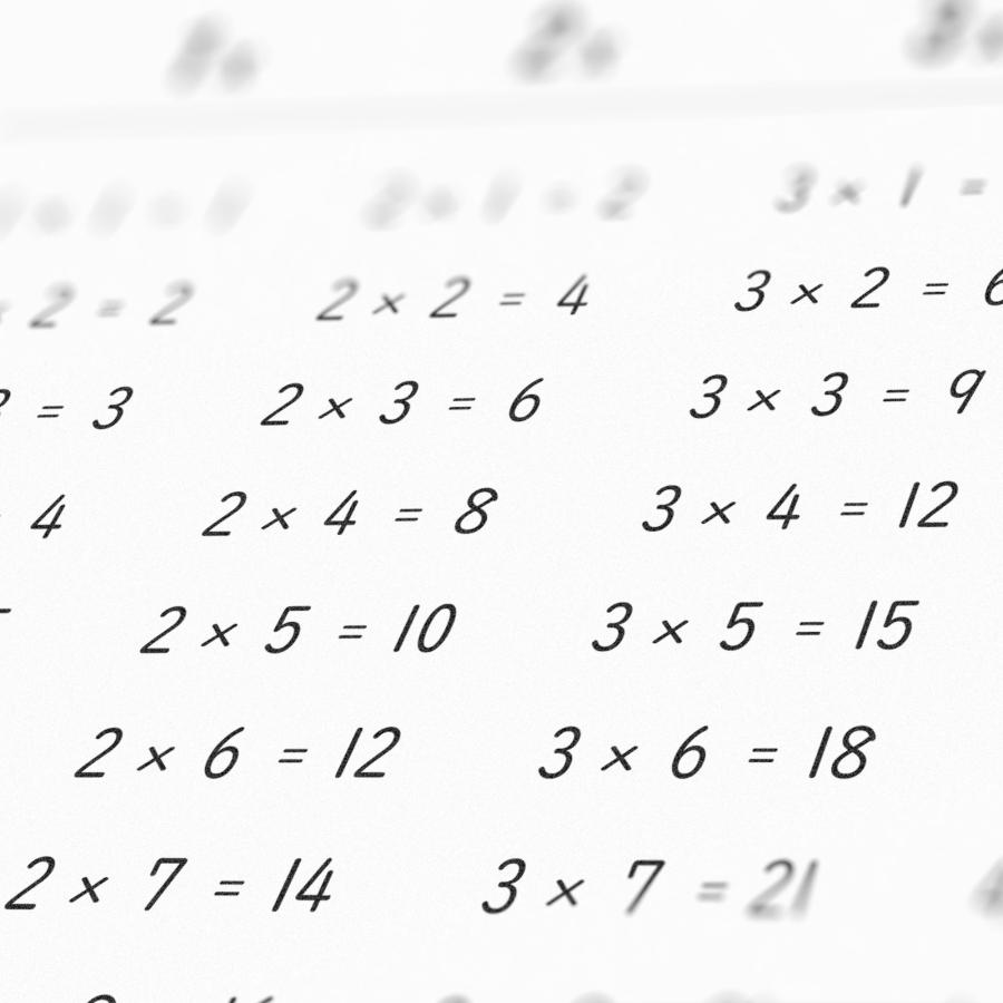 九九のかけ算 学習ポスター A2｜仕上げなし｜MINIMAL MAP |  | 12