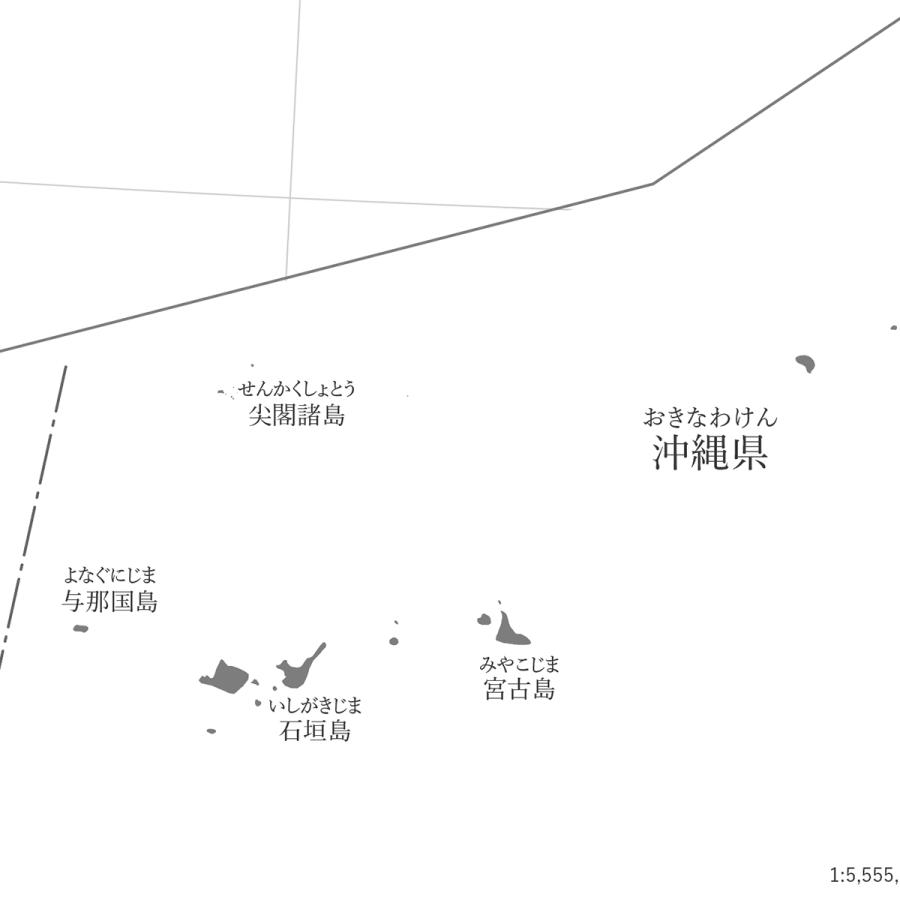 029 0 定価 日本地図 ポスター インテリア グレー こども 小学生 都道府県ミニマルマップ わかりやすい 水彩ブルーグリーン ブラック おしゃれ