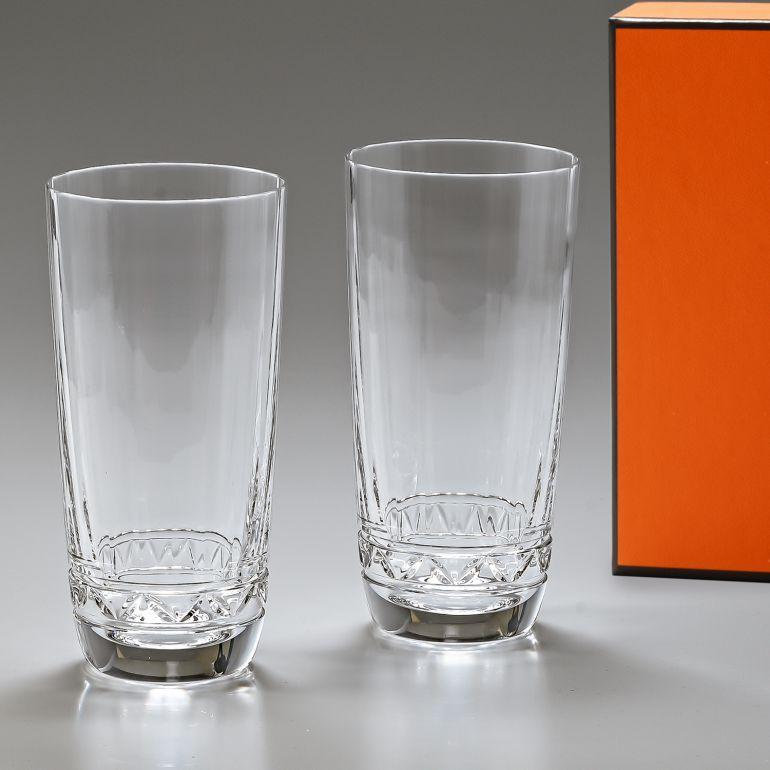 HERMES エルメス グラス 新品 ハイボール タンブラー ペア 