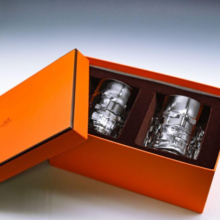 HERMES エルメス グラス 新品 ラージ タンブラー オールド HERMES エルメス グラス 新品 ラージ タンブラー オールド