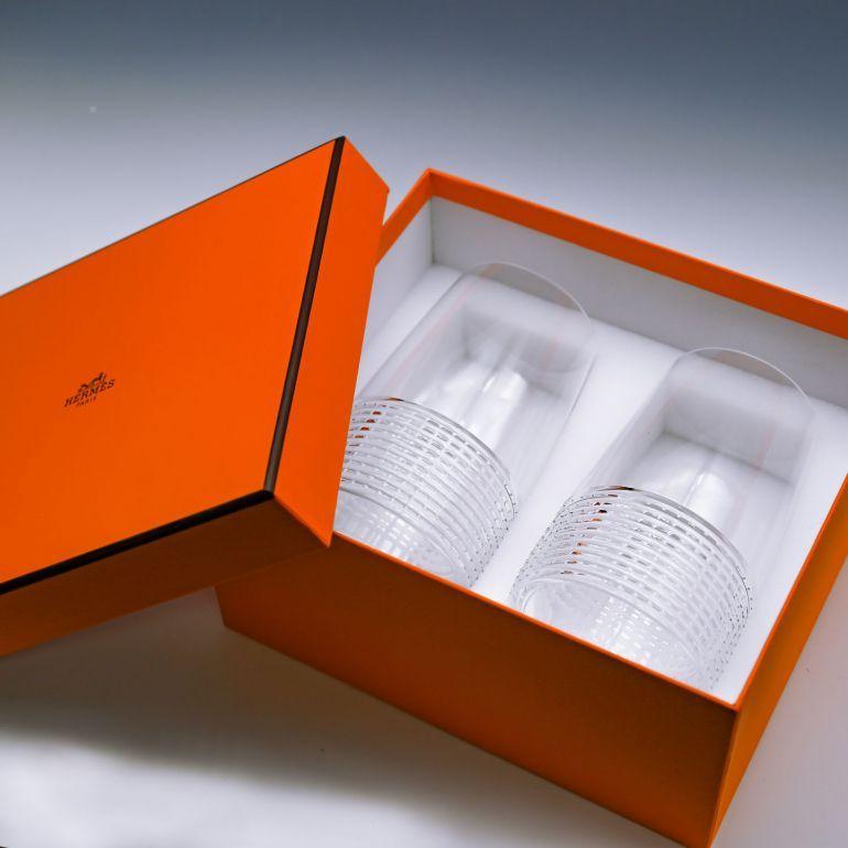 HERMES エルメス グラス 新品 ハイボール タンブラー ペア 