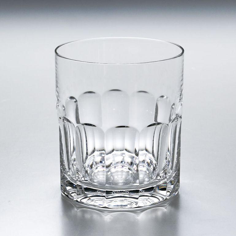 SAINT•LOUIS(サン・ルイ)オールドファッショングラス／ブルー アンティークサンルイトミーブルー被せワイングラス美麗な光の交錯