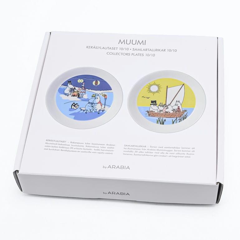 新品アラビアムーミン コレクターズプレートボンファイアー&セーリング