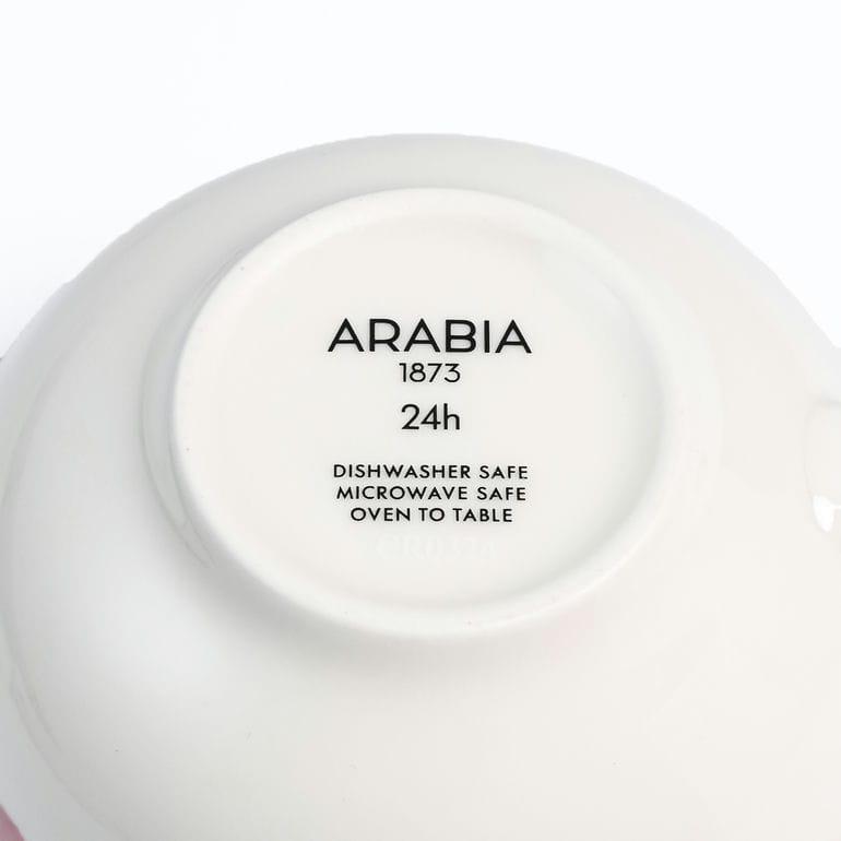 ARABIA（アラビア） ティーカップ 260ml 24h トゥオキオ Tuokio レッド
