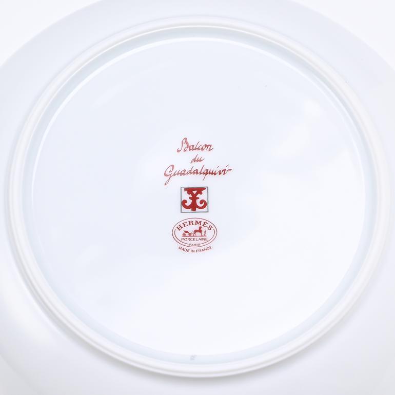 HERMES（エルメス） シリアルプレート 17cm ペア ガダルキヴィール