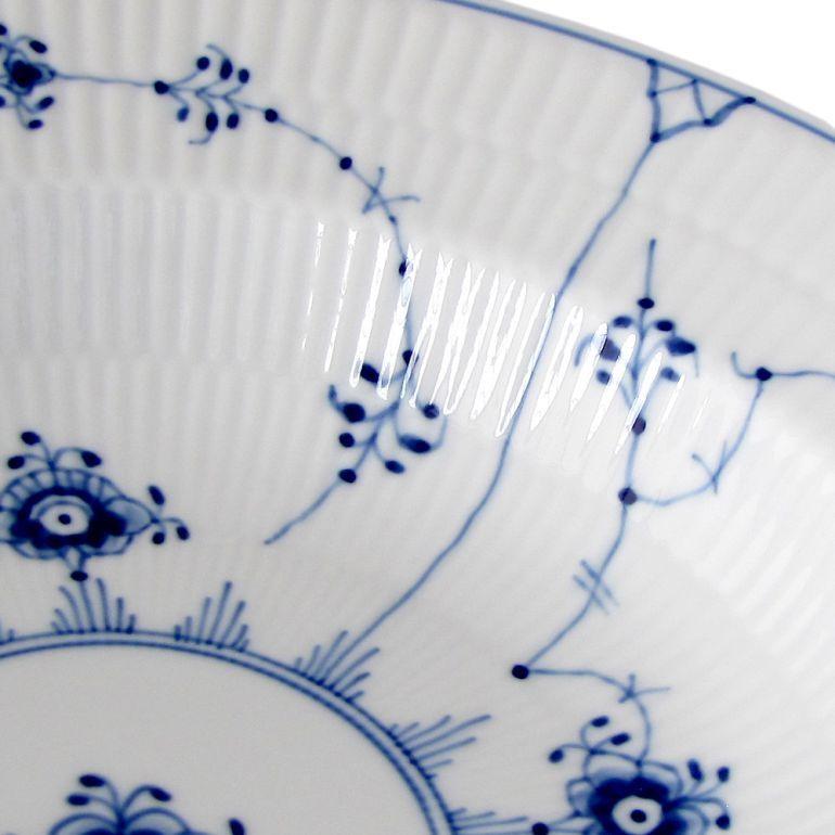 ブルーフルーテッド　プレイン　ディーププレート　2枚 ブルーフルーテッド プレイン ディーププレート 24cm|ロイヤル