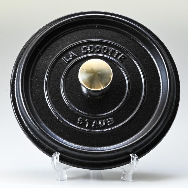 461＊ STAUB ストウブ ココット ラウンド 18cm ブラック 鋳物鍋 ストウブ ココット ラウンド 18cm| 鋳物ホーロー鍋| ストウブ(STAUB