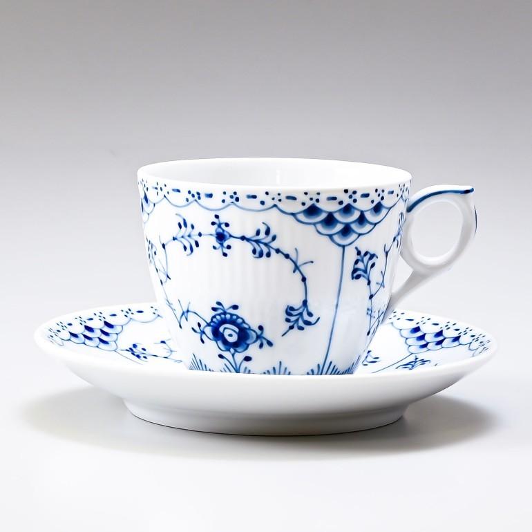 ロイヤルコペンハーゲン ブルーフルーテッド ハーフレース コーヒーカップ ソーサー 170ml イニシャル名入れ可有料 A Level エイレベル 通販 Yahoo ショッピング