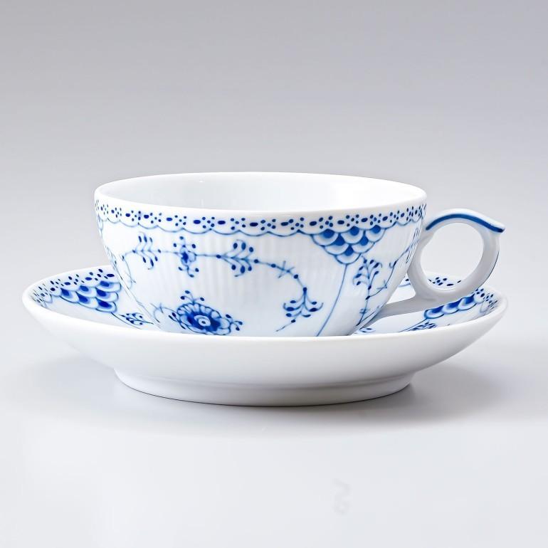 ロイヤルコペンハーゲン ブルーフルーテッド ハーフレース ティーカップ ソーサー 0ml イニシャル名入れ可有料 A Level エイレベル 通販 Yahoo ショッピング