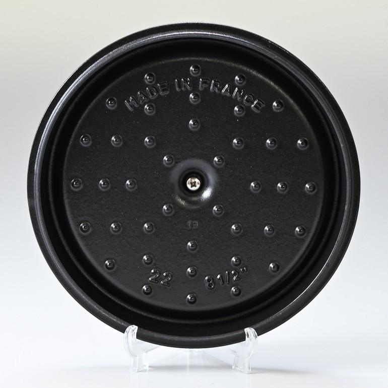 STAUB 鋳鉄製 22cm ココット黒 Staub（ストウブ） ココット鍋 ピコ ココット ラウンド 22cm STAUB 黒