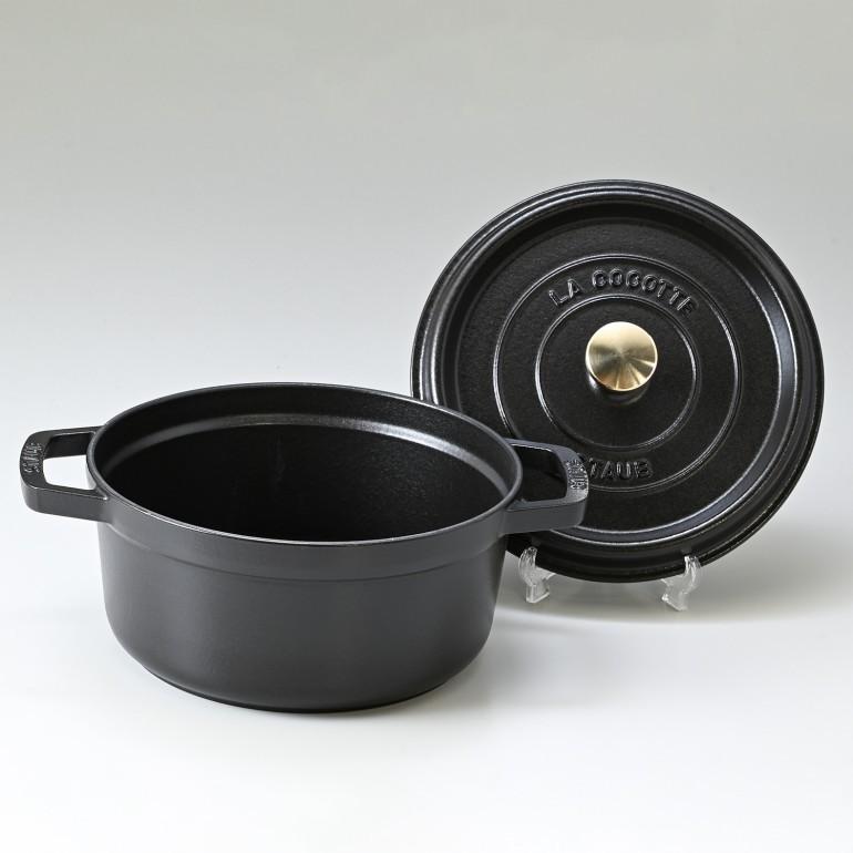 Staub（ストウブ） ピコ ココット ラウンド 22cm 鋳物 ホーロー 鍋