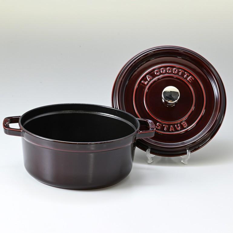 Staub（ストウブ） ピコ ココット ラウンド 24cm 鋳物 ホーロー 鍋
