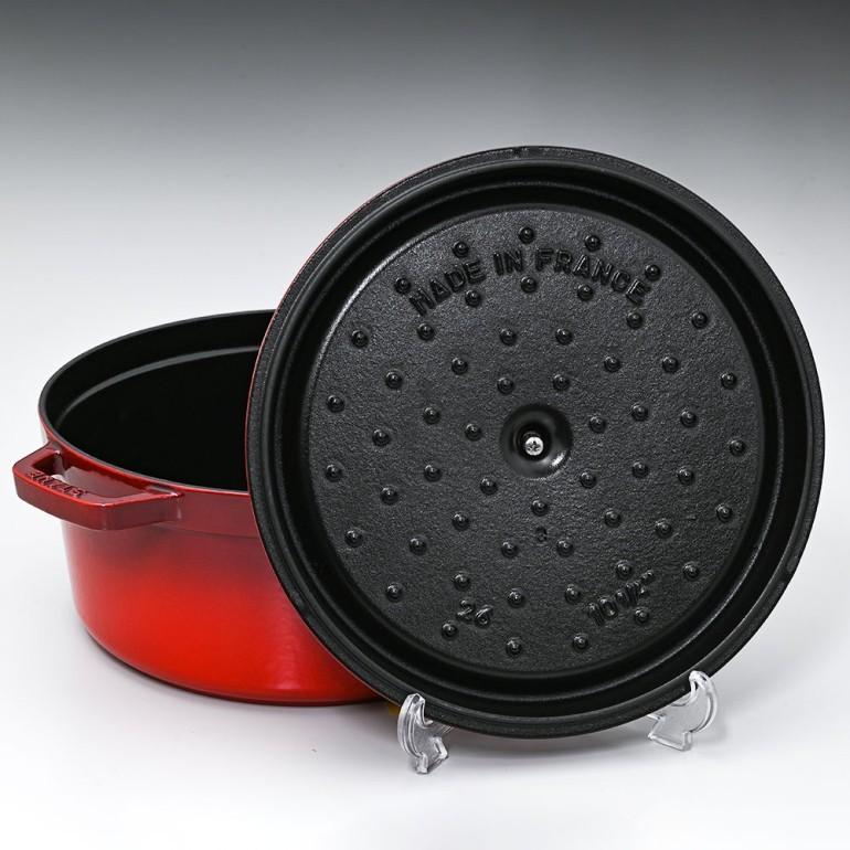 staub ココットラウンド 26cm チェリー 40509-840(1102606)