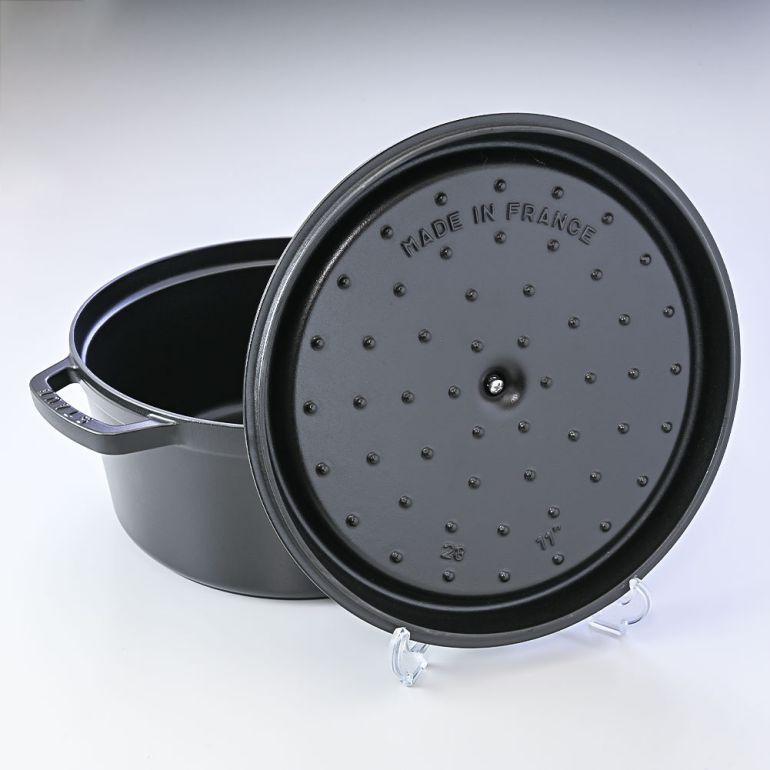 【美品】staub ストウブ ピコ ココット ラウンド ブラック 28cm 51PRcE-mssL._UF894,1000_QL80_.jpg