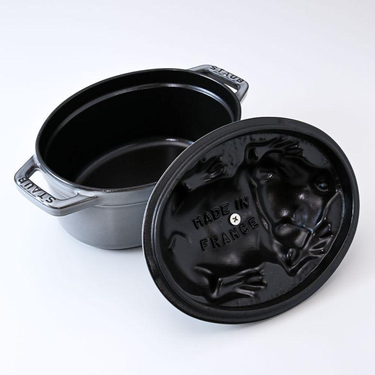 Staub（ストウブ） ピギーココット オーバル 17cm 鋳物 ホーロー 鍋