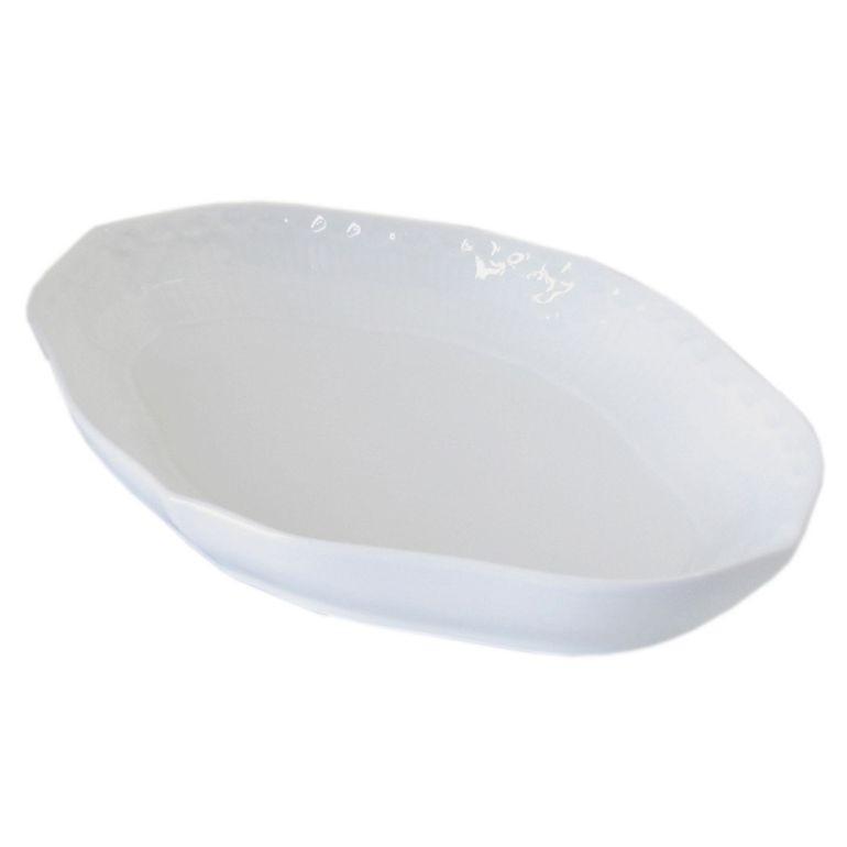 ロイヤルコペンハーゲンホワイトハーフレースオーバル2枚 ROYAL COPENHAGEN ロイヤルコペンハーゲン ホワイトフルーテッド