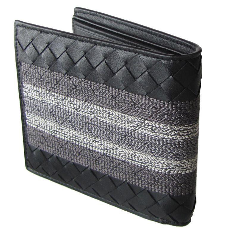BOTTEGA VENETA ボッテガヴェネタ 二つ折り財布 メンズ 刺繍 BOTTEGA VENETA ボッテガヴェネタ 二つ折り財布 メンズ 刺繍