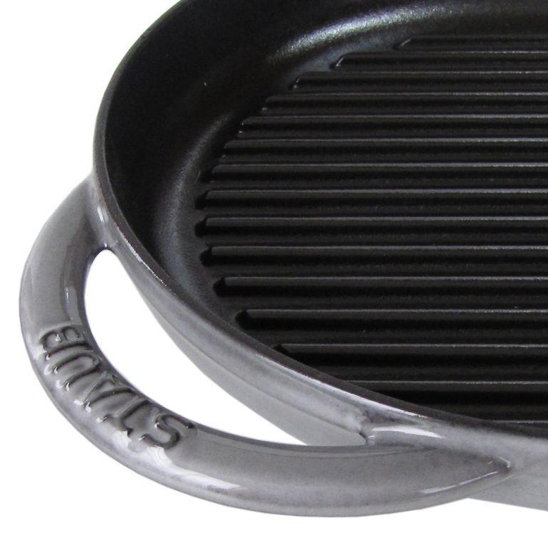Staub（ストウブ） グリルパン 22cm ピュアグリル Round Grill Handles