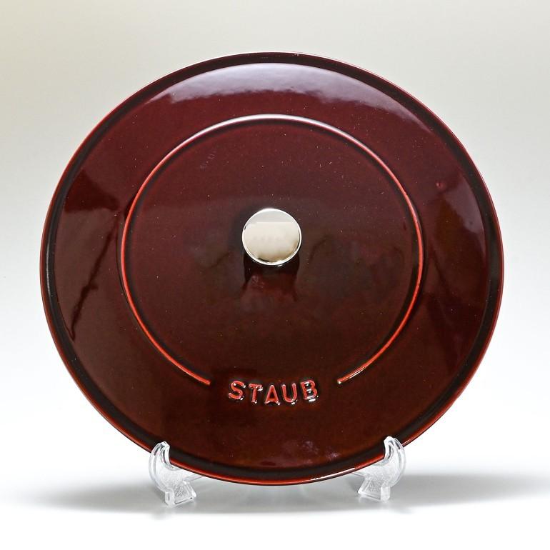 美品STAUB ストウブ　ブレイザー ソテーパン　28cm　グレナディンレッド ストウブ ブレイザー IH対応 ソテーパン 28cm [グレナディン
