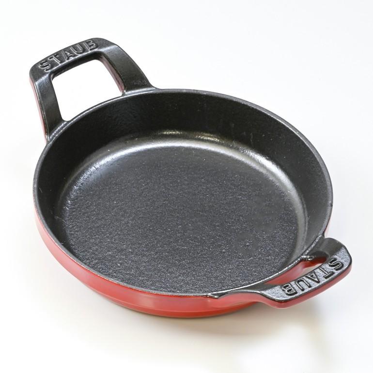 ストウブ ラウンド スタッカブル ディッシュ チェリー 16 、20 ストウブ 鍋 Staub ラウンド スタッカブルディッシュ 16cm グラタン皿