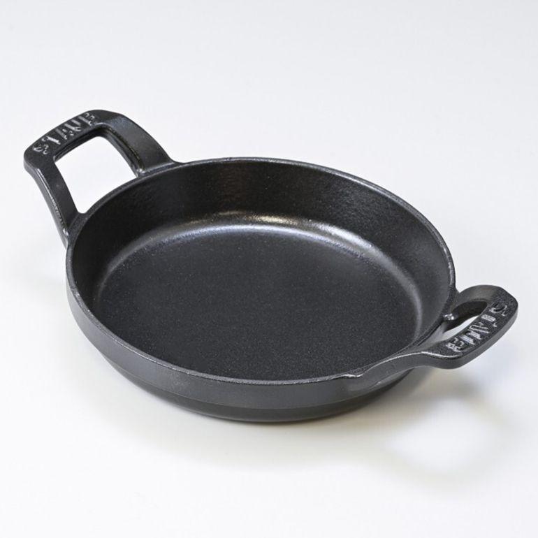 staub ストウブ ラウンドスタッカブルディッシュ 12cm ブラック