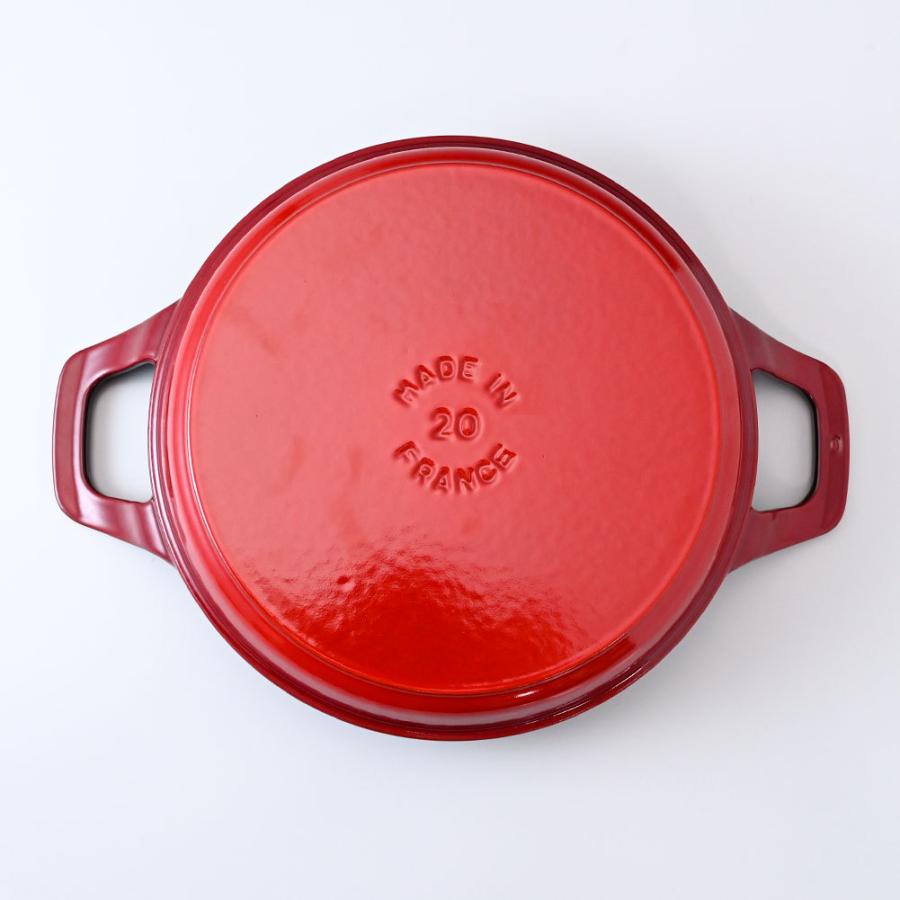 【未使用品】ストウブ スタッカブル ディッシュ 20cm チェリー Staub（ストウブ） フライパン ラウンド スタッカブルディッシュ 20cm