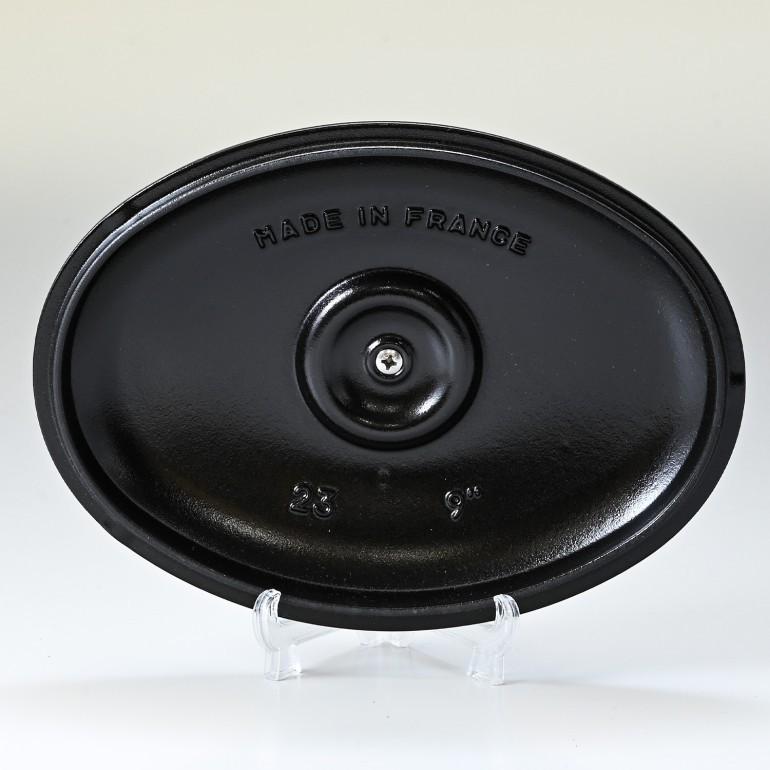 新品 ストウブ オーバルホットプレート ブラック 23cm 40509-582 Staub（ストウブ） 正規品 オーバルホットプレート 40509-582 : サンワ