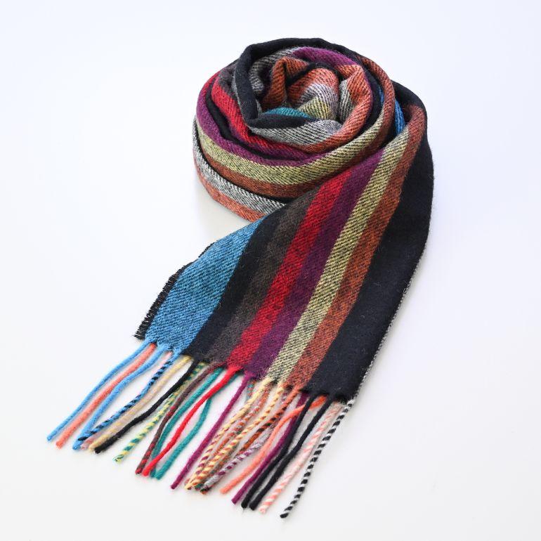 Paul Smith ポールスミス マフラー ストライプ ラムウール95 Paul Smith ポールスミス マフラー ストライプ ラムウール95