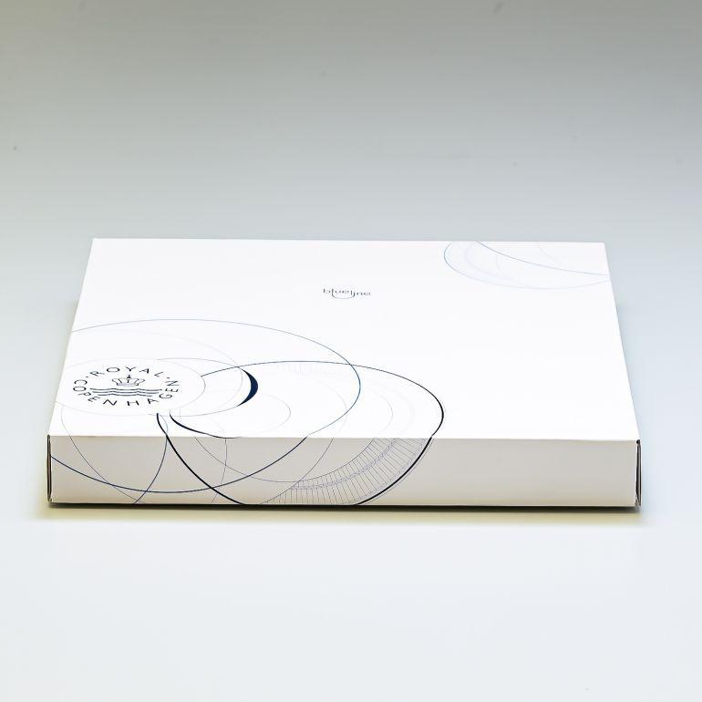 ロイヤルコペンハーゲン 　クーププレート2枚セット ブルーライン クーププレート 19cm|ロイヤル コペンハーゲン