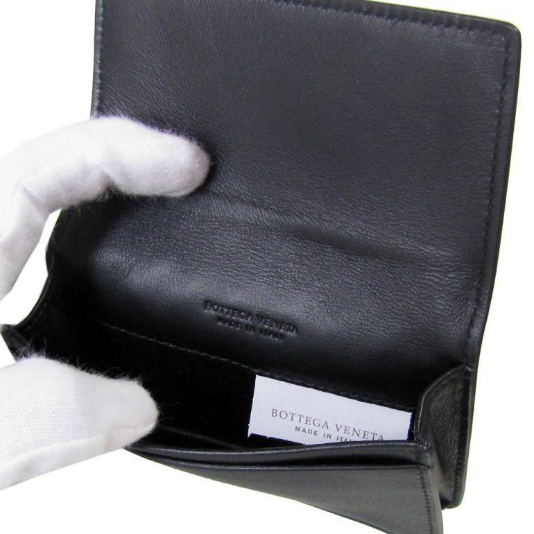 ボッテガヴェネタ　名刺入れ ボッテガヴェネタ カードケース BOTTEGA VENETA 名刺入れ ブラック