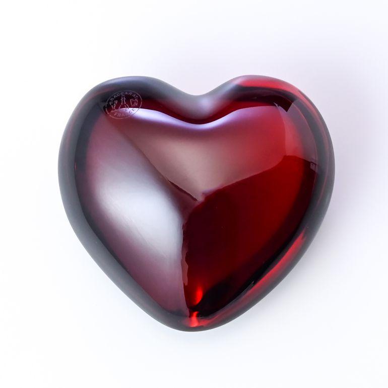 バカラ Baccarat ペーパーウェイト レッド coeur ハート バカラ Baccarat ペーパーウェイト レッド coeur ハート