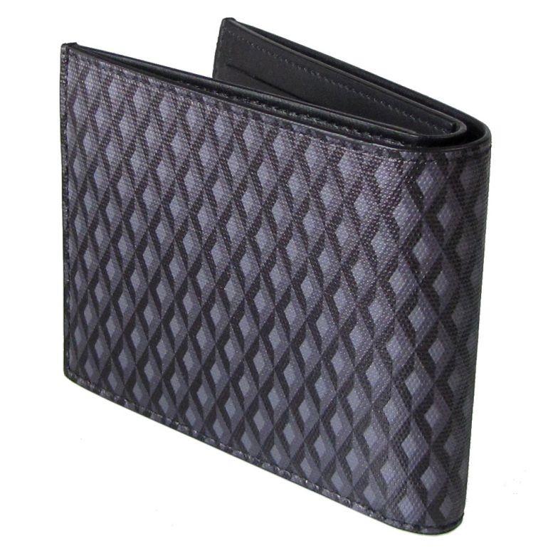 dunhill（ダンヒル） 二つ折り財布 メンズ エンジンターン ラゲッジ