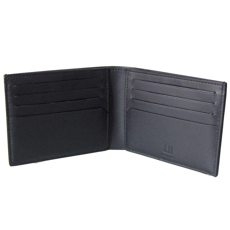 dunhill（ダンヒル） 二つ折り財布 メンズ エンジンターン ラゲッジ