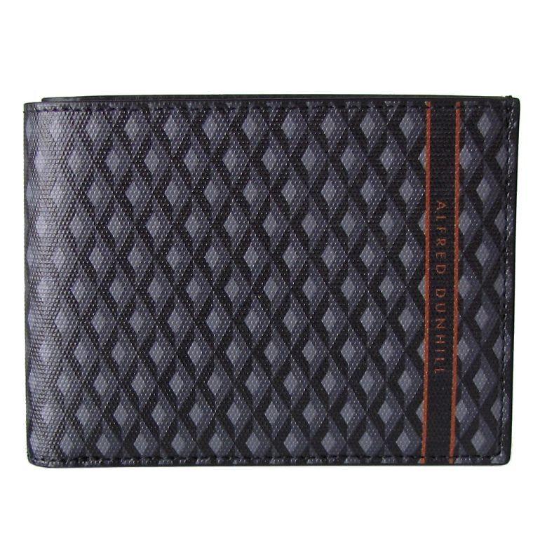 dunhill ダンヒル 二つ折り財布 メンズ エンジンターン ラゲッジ 