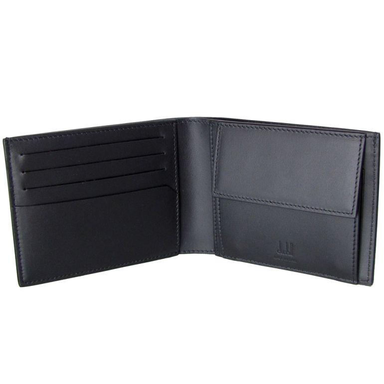 dunhill ダンヒル 二つ折り財布 メンズ エンジンターン ラゲッジ  