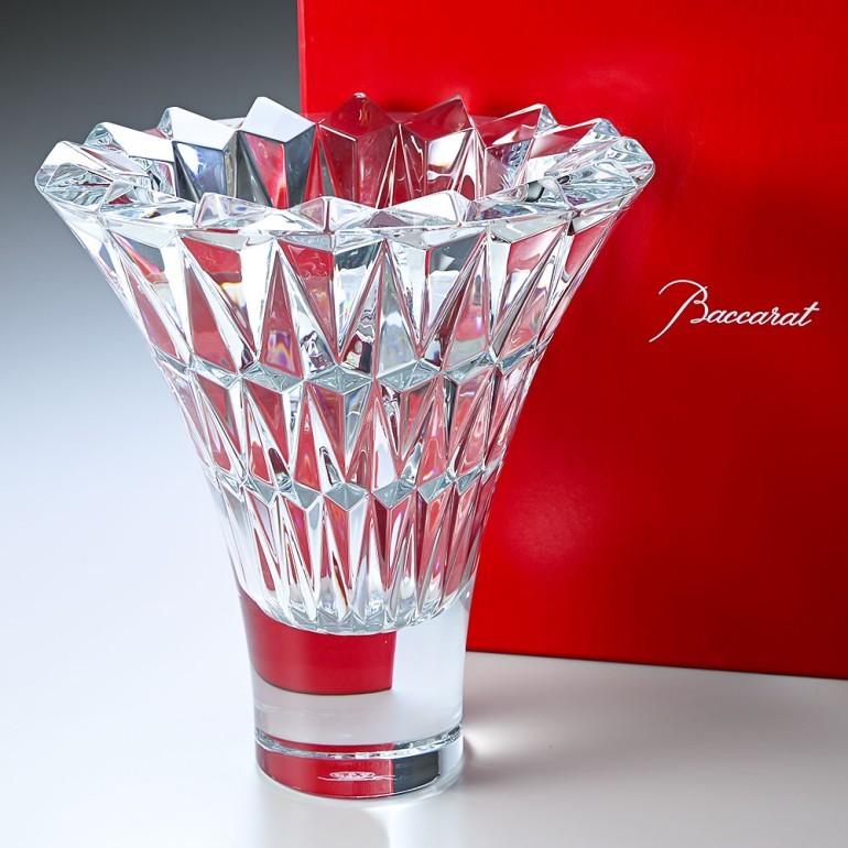 バカラ Baccarat ベース 花瓶 スピリット 24cm 2106522 インテリア オブジェ 置物 名入れ対応