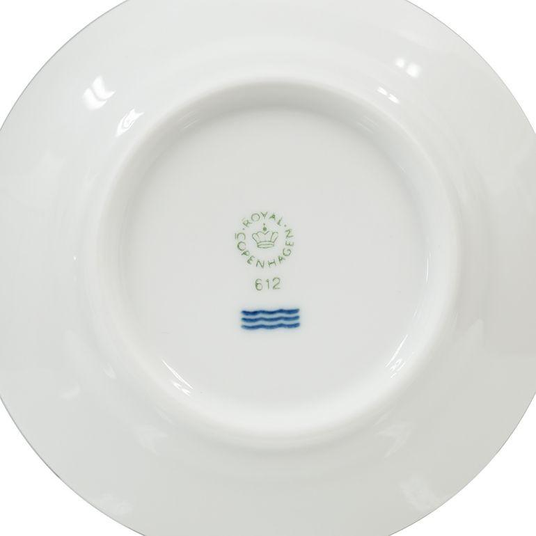 ホワイトフルーテッド　ハーフレース　プレート　11cm　5枚 ROYAL COPENHAGEN（ロイヤルコペンハーゲン） ミニプレート 5枚セット