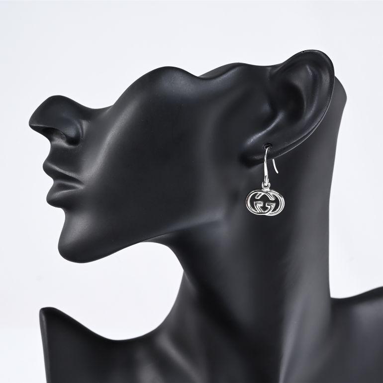 GUCCI グッチ ピアス ジュエリー レディース GGロゴ シルバー925 GUCCI グッチ ピアス ジュエリー レディース GGロゴ シルバー925